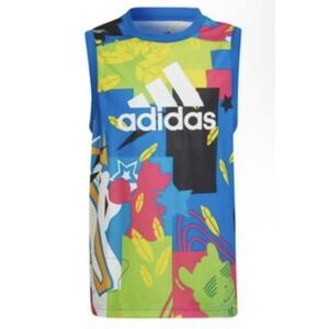 Adidas U Lego V Sleeveless Shirt Youth Size XS Athletic Tank Top H65338 RARE HTF